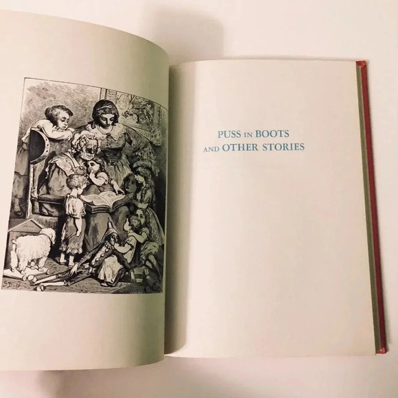 Vtg Double Book Puss in Boots and Other Stories  and The Queen of Hearts - Picture 7 of 16